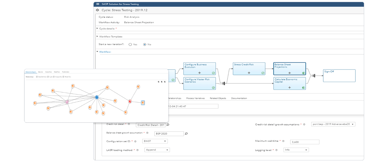 SAS Solution for Stress Testing Highlight screenshot